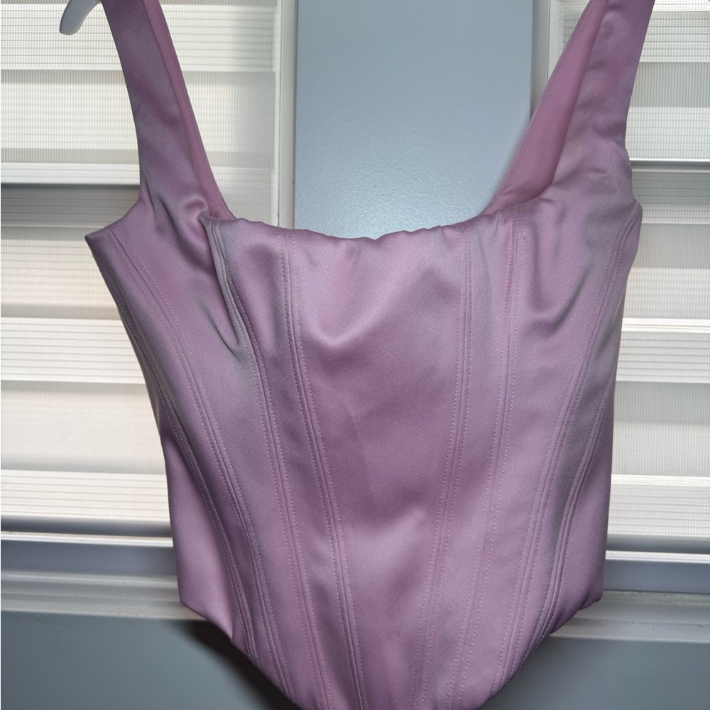 House of CB Blush Satin Bustier